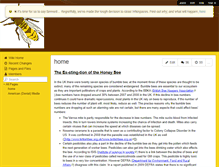 Tablet Screenshot of bee-exstinction.wikispaces.com