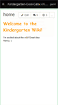 Mobile Screenshot of kindergarten-cool-cats.wikispaces.com