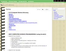 Tablet Screenshot of csadvocacy.wikispaces.com