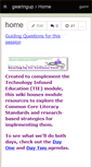 Mobile Screenshot of gearingup.wikispaces.com