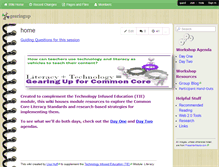 Tablet Screenshot of gearingup.wikispaces.com