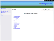 Tablet Screenshot of changingearth.wikispaces.com