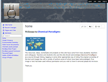 Tablet Screenshot of chemicalparadigms.wikispaces.com