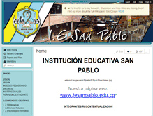 Tablet Screenshot of iesanpablo.wikispaces.com