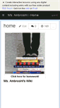 Mobile Screenshot of ambrosini.wikispaces.com