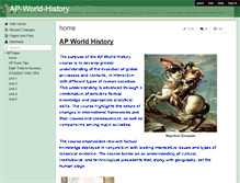 Tablet Screenshot of ap-world-history.wikispaces.com