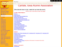 Tablet Screenshot of carlislealumni.wikispaces.com