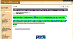 Desktop Screenshot of bhsworldcivhonors.wikispaces.com