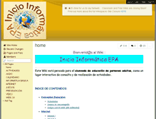 Tablet Screenshot of inicioinformaticaepa.wikispaces.com
