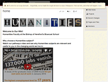 Tablet Screenshot of bishopshums.wikispaces.com