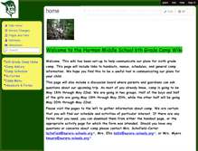 Tablet Screenshot of harmon6thgradecamp.wikispaces.com