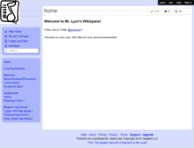 Tablet Screenshot of lyonmusic.wikispaces.com