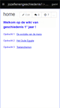 Mobile Screenshot of jozefienengeschiedenis1.wikispaces.com