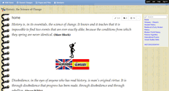Desktop Screenshot of history-science-of-change.wikispaces.com