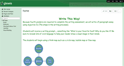 Desktop Screenshot of glewis.wikispaces.com