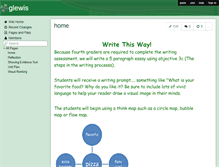 Tablet Screenshot of glewis.wikispaces.com