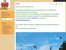Tablet Screenshot of duttonsclass.wikispaces.com