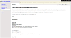 Desktop Screenshot of ccdrumline.wikispaces.com