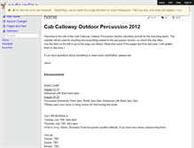 Tablet Screenshot of ccdrumline.wikispaces.com
