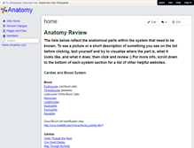 Tablet Screenshot of anatomy.wikispaces.com
