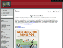 Tablet Screenshot of digitalclassroomtools.wikispaces.com