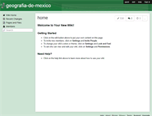 Tablet Screenshot of geografia-de-mexico.wikispaces.com
