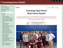 Tablet Screenshot of conestoga-boys-squash.wikispaces.com