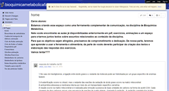 Desktop Screenshot of bioquimicametabolicafatec.wikispaces.com