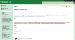 Desktop Screenshot of educ5102.wikispaces.com