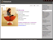 Tablet Screenshot of klokavbok.wikispaces.com