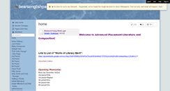 Desktop Screenshot of bearsenglishpage2010-2011.wikispaces.com