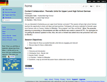 Tablet Screenshot of germanthematicunits.wikispaces.com