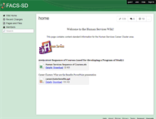 Tablet Screenshot of facs-sd.wikispaces.com