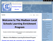 Tablet Screenshot of madison-student-enrichment.wikispaces.com