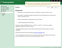 Tablet Screenshot of greenpoison.wikispaces.com
