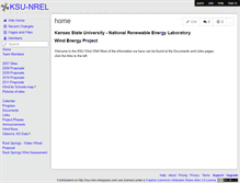 Tablet Screenshot of ksu-nrel.wikispaces.com