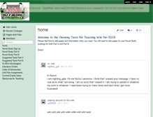 Tablet Screenshot of choosingtextsforteaching2010.wikispaces.com