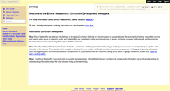Desktop Screenshot of em-curriculum-development.wikispaces.com