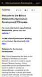 Mobile Screenshot of em-curriculum-development.wikispaces.com