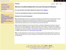 Tablet Screenshot of em-curriculum-development.wikispaces.com