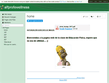 Tablet Screenshot of alfprofewellness.wikispaces.com