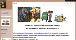 Desktop Screenshot of gizartehizkuntza.wikispaces.com