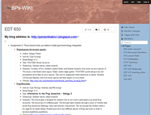 Tablet Screenshot of bps-wiki.wikispaces.com