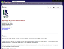 Tablet Screenshot of boulton.wikispaces.com