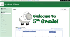Desktop Screenshot of 5thgradewolves.wikispaces.com