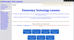 Desktop Screenshot of elementarytechlessons.wikispaces.com