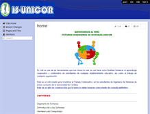 Tablet Screenshot of isunicor.wikispaces.com