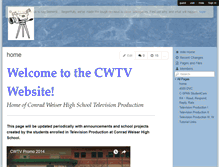 Tablet Screenshot of cwtv.wikispaces.com