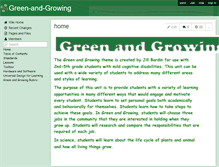 Tablet Screenshot of green-and-growing.wikispaces.com
