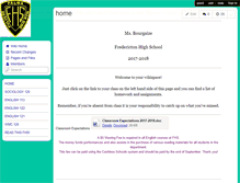 Tablet Screenshot of bourgaizefhs.wikispaces.com
